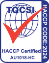 AU1018- HACCP 2024 Certification Marksm